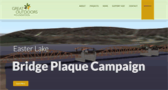 Desktop Screenshot of greatoutdoorsfoundation.org